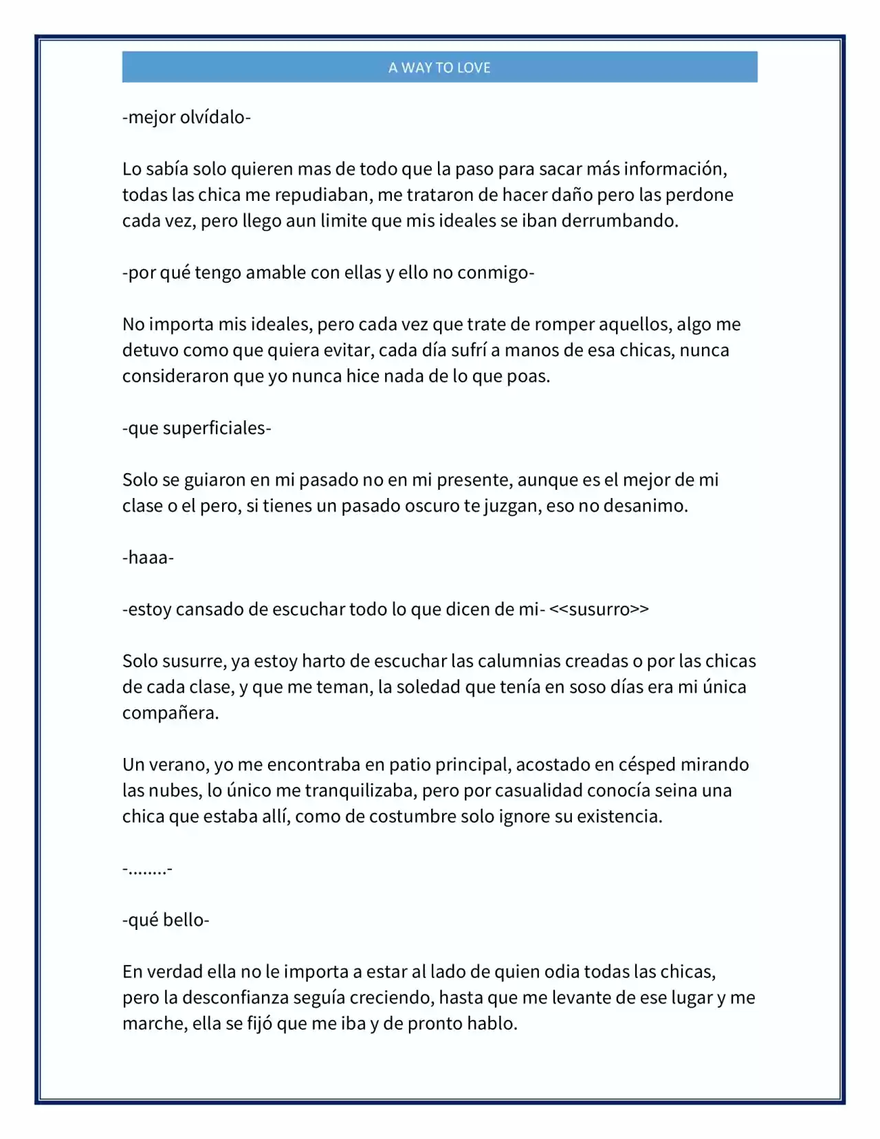 A Way To Love (Novela) - Capítulo 6 - Página 6 - LectorTMOo
