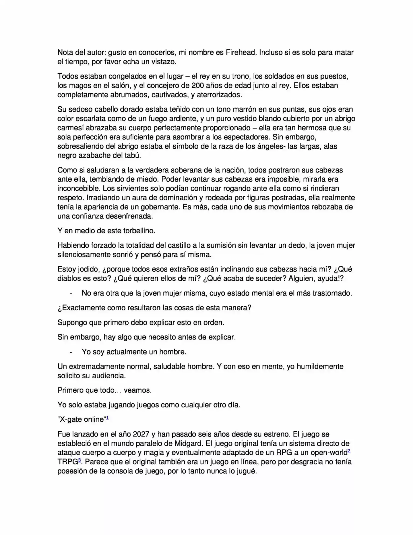 A Wild Last Boss Appeared (Novela) - Capítulo 1 - Página 1 - LectorTMOo
