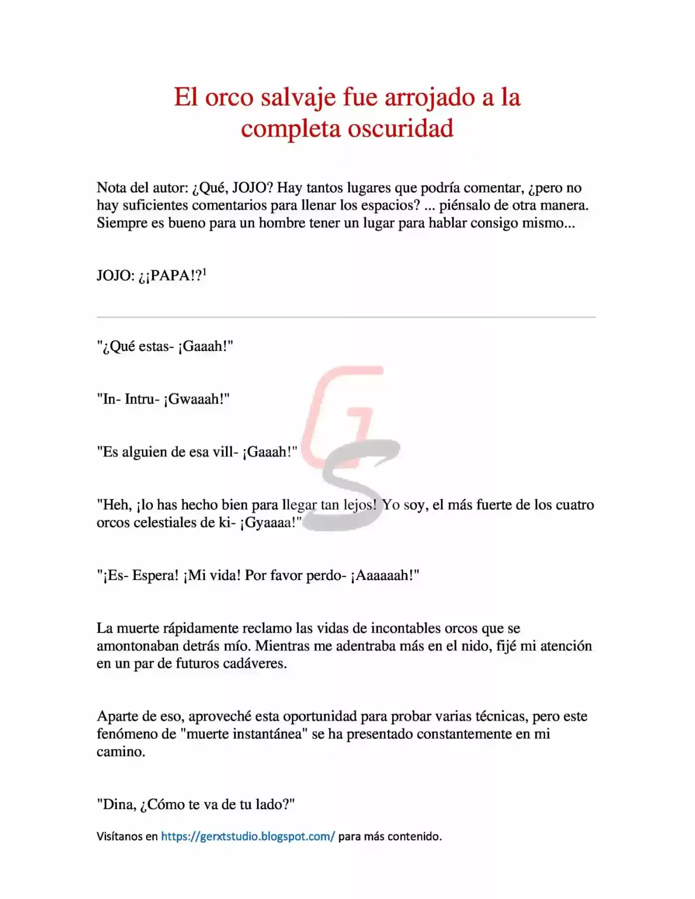 A Wild Last Boss Appeared (Novela) - Capítulo 7 - Página 1 - LectorTMOo