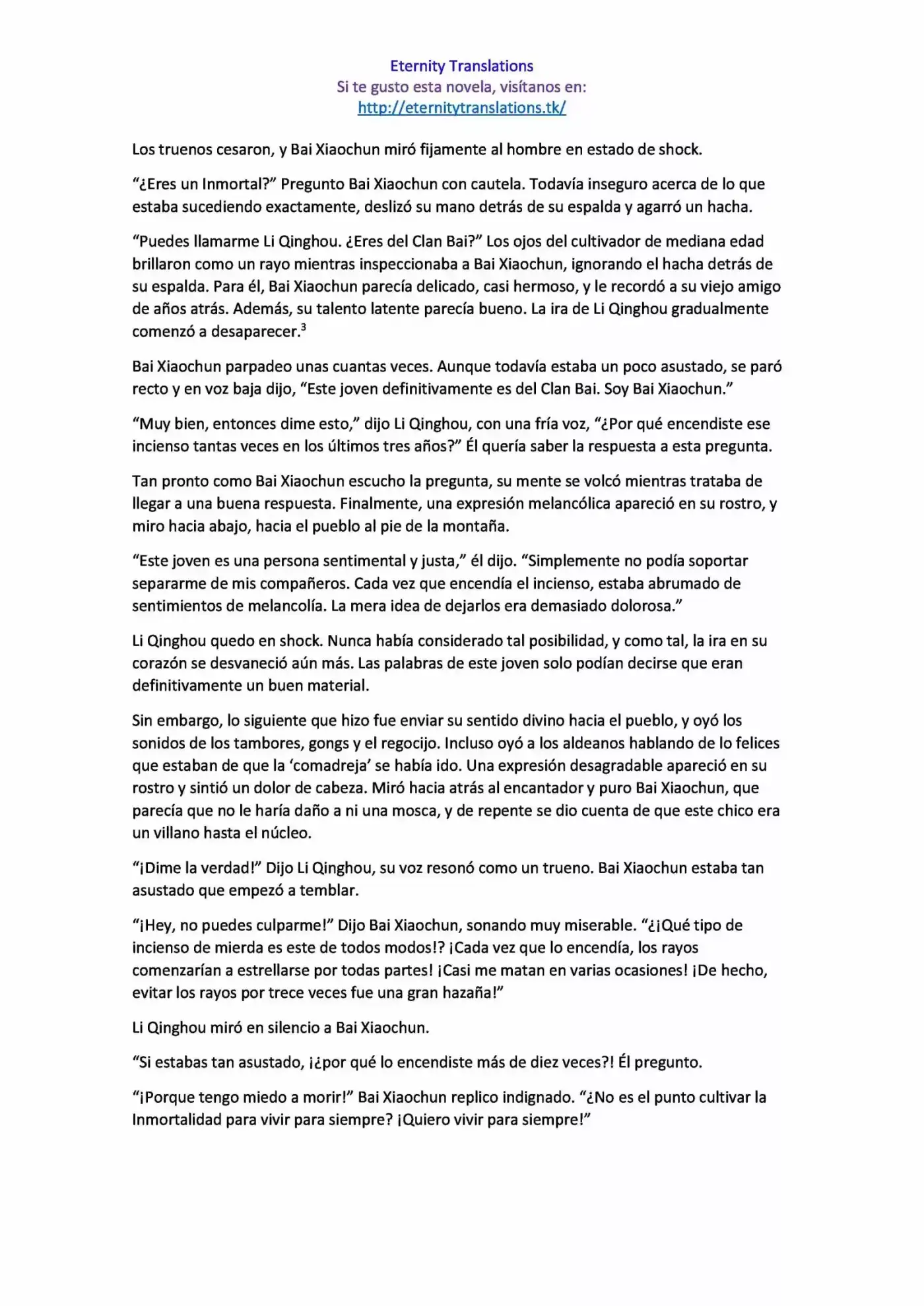 A Will Eternal (Novela) - Capítulo 1 - Página 4 - LectorTMOo