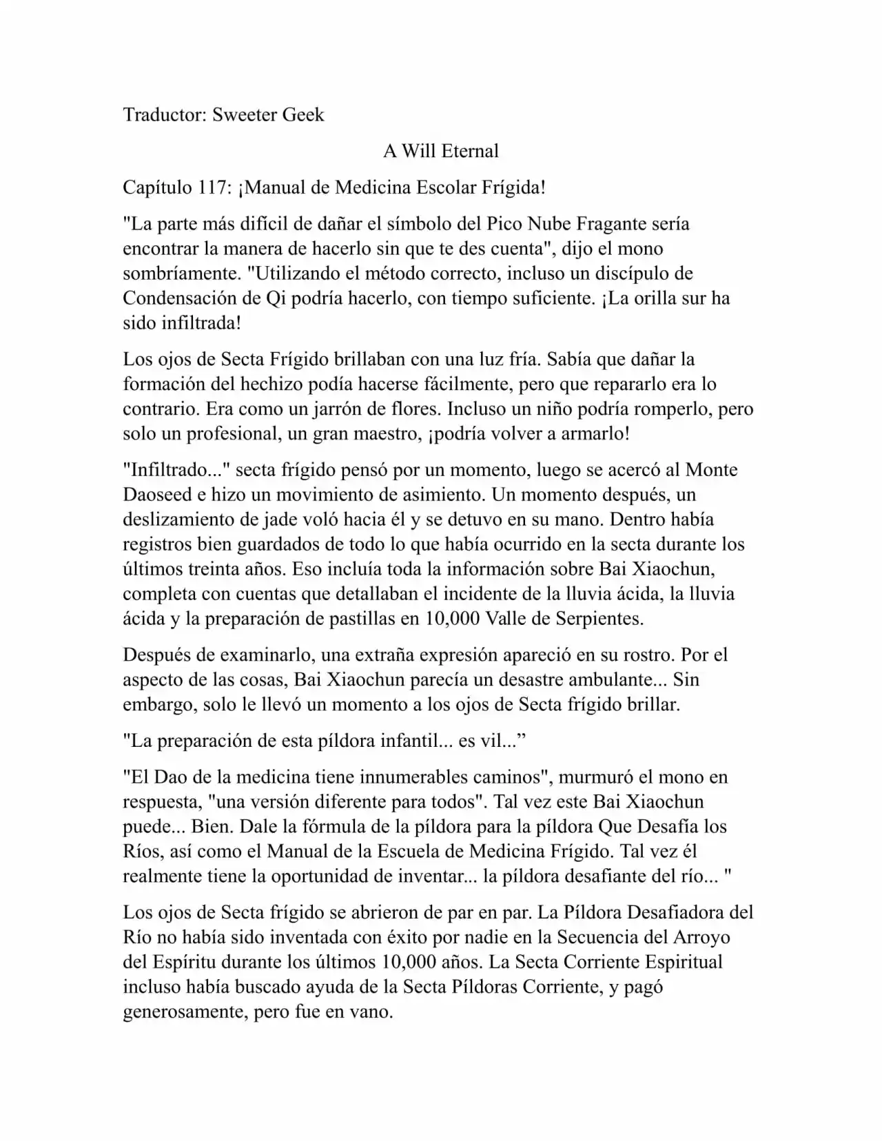 A Will Eternal (Novela) - Capítulo 117 - Página 1 - LectorTMOo