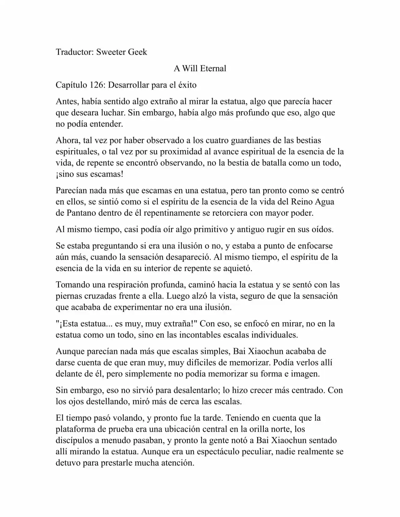 A Will Eternal (Novela) - Capítulo 126 - Página 1 - LectorTMOo