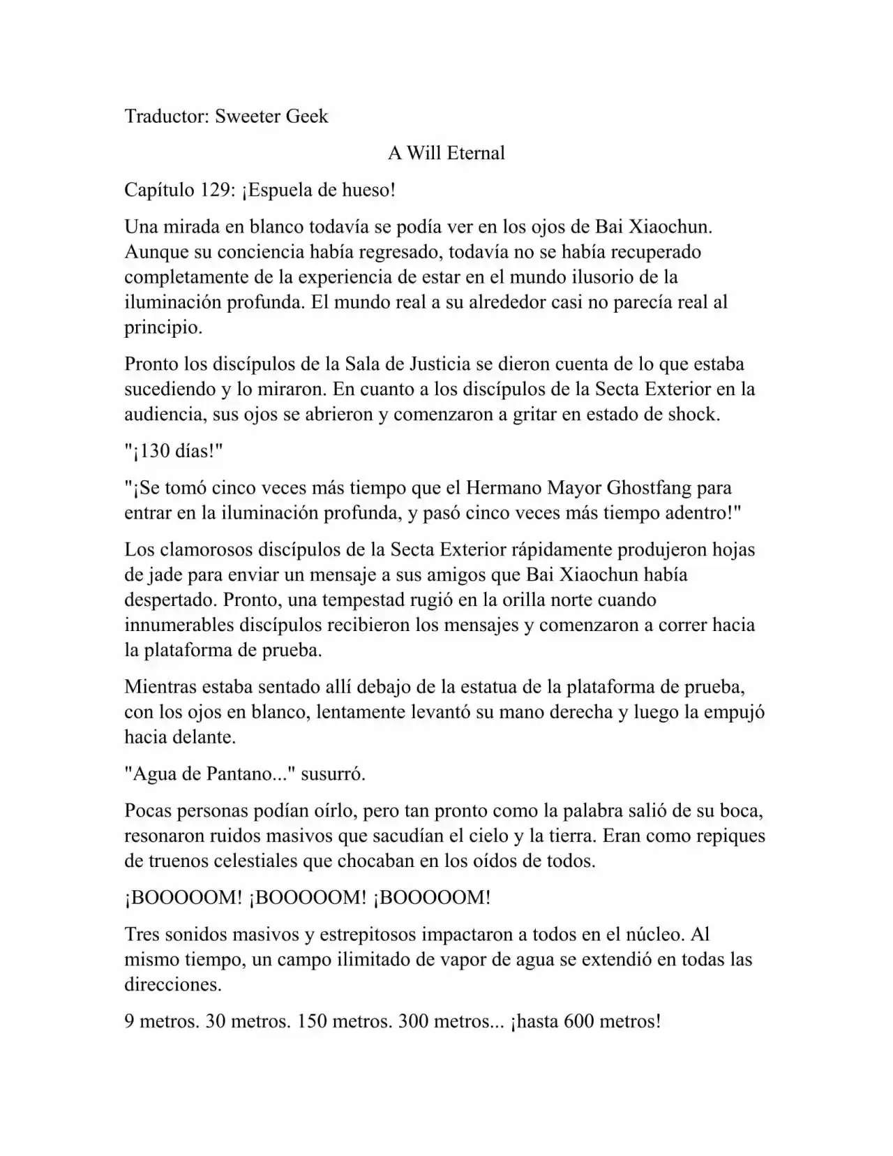 A Will Eternal (Novela) - Capítulo 129 - Página 1 - LectorTMOo