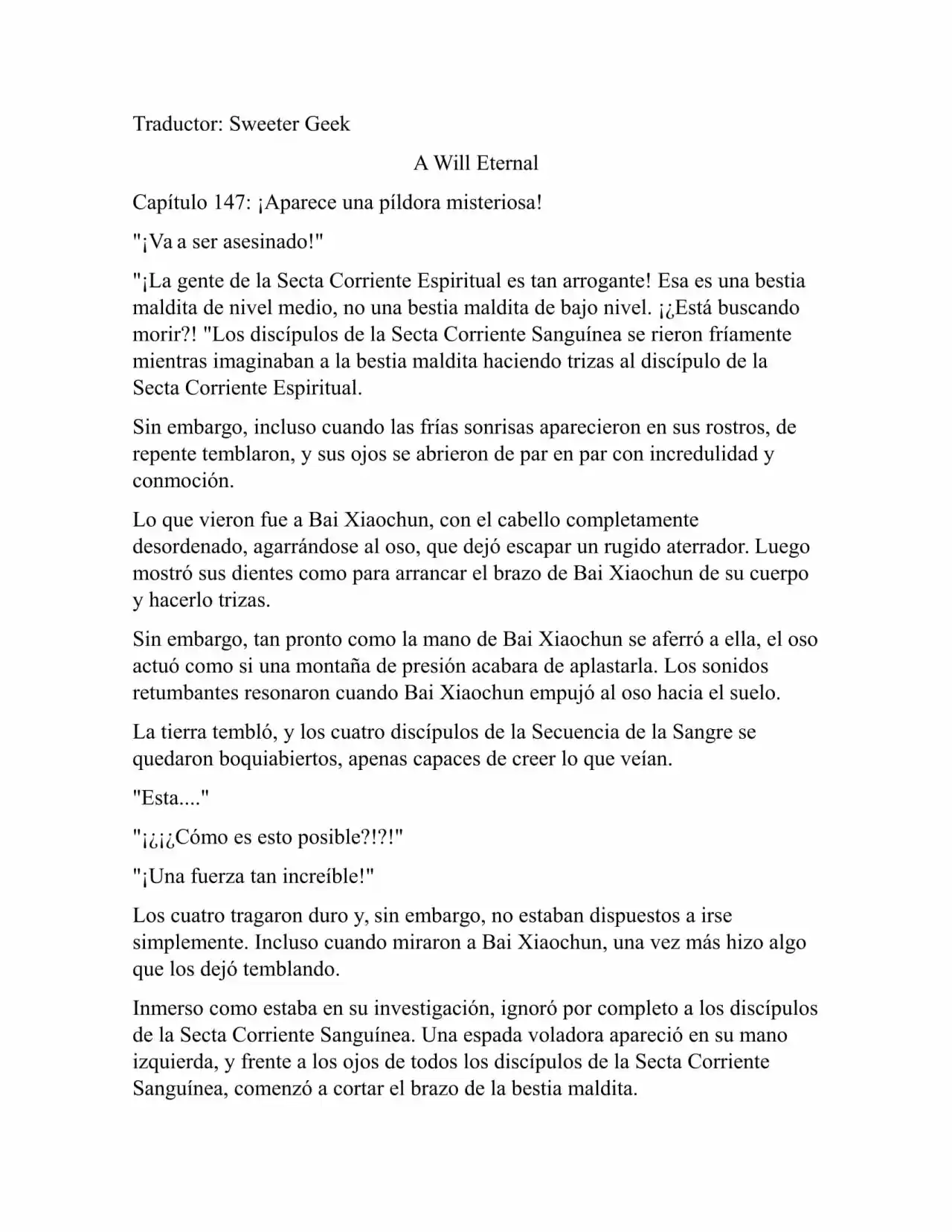 A Will Eternal (Novela) - Capítulo 147 - Página 1 - LectorTMOo