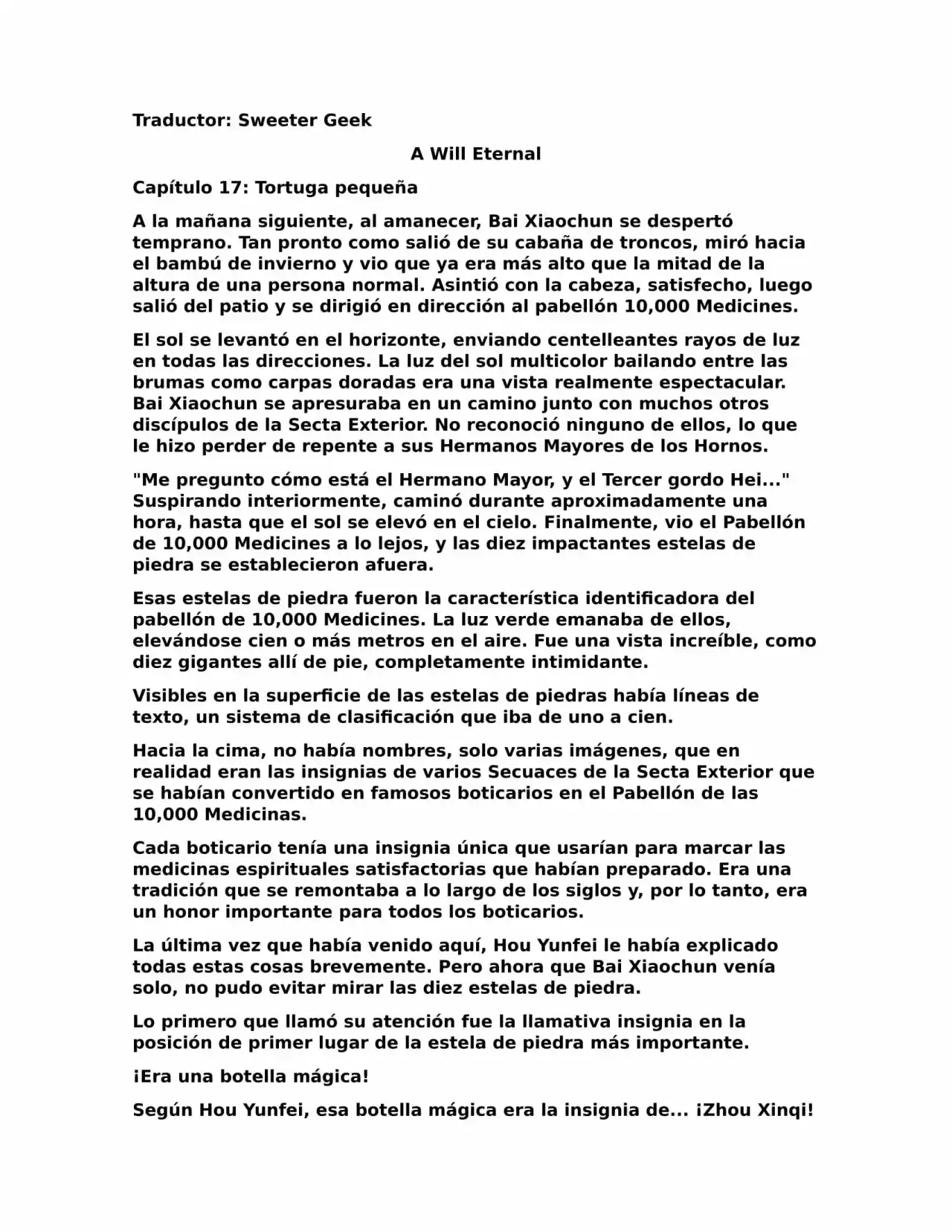 A Will Eternal (Novela) - Capítulo 17 - Página 1 - LectorTMOo
