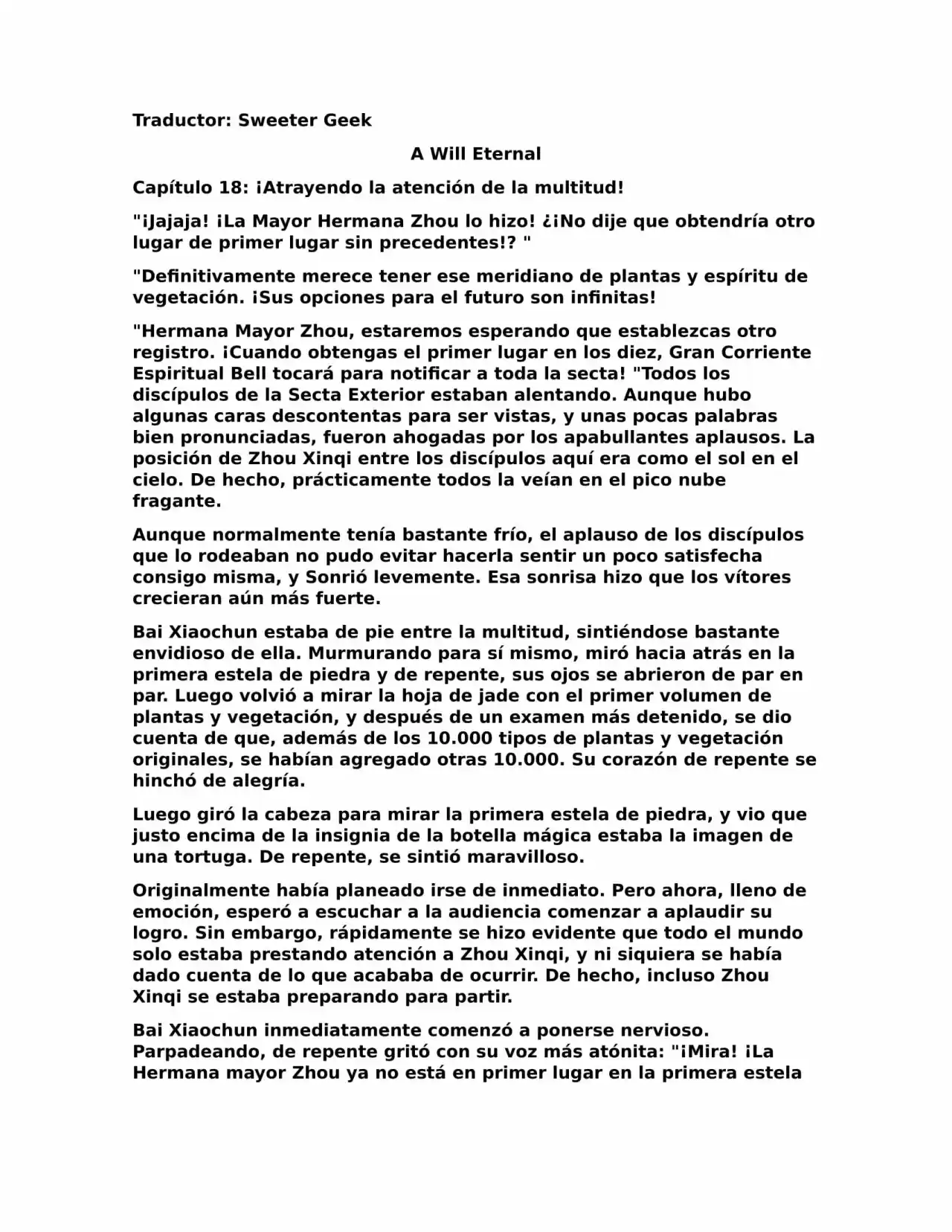 A Will Eternal (Novela) - Capítulo 18 - Página 1 - LectorTMOo