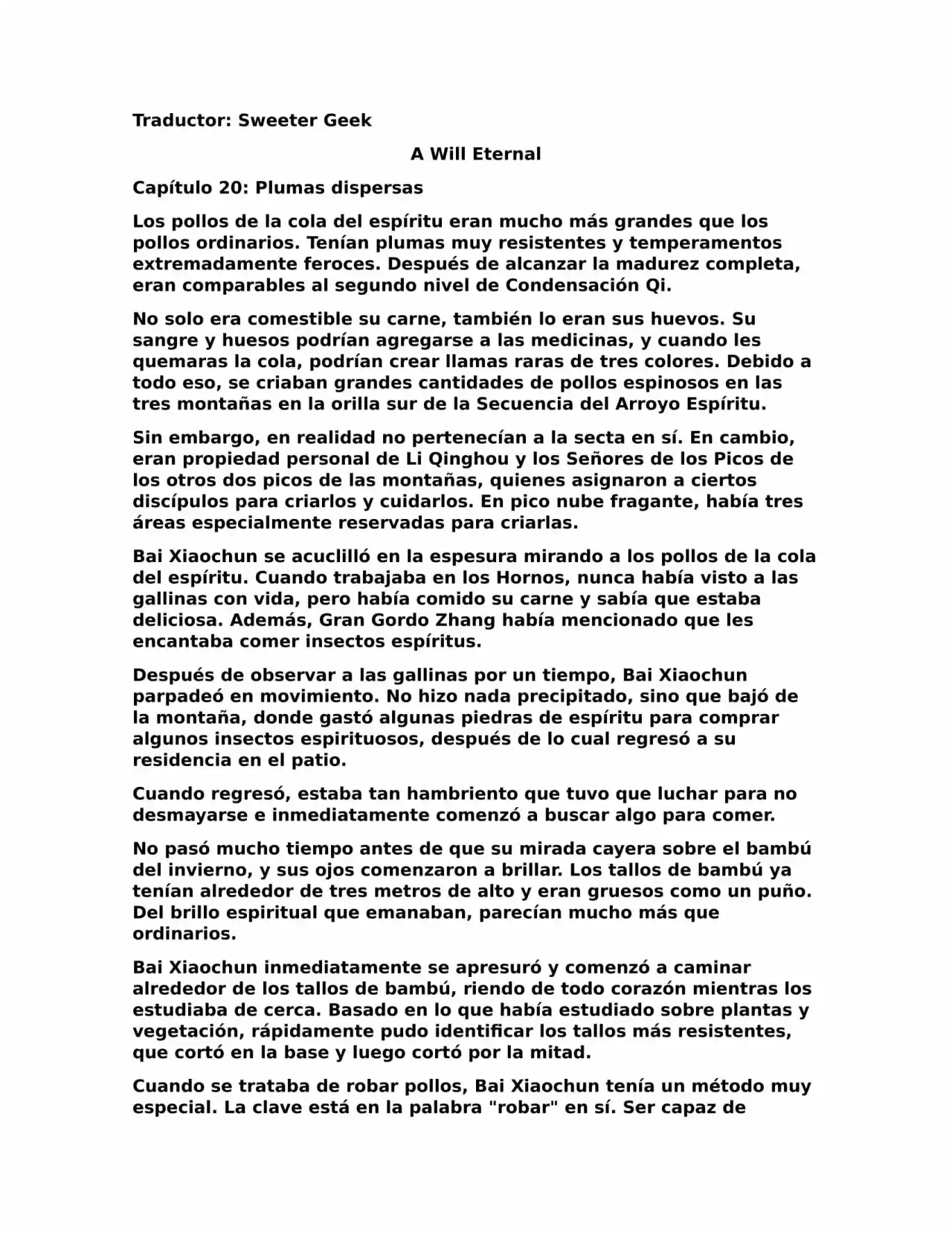 A Will Eternal (Novela) - Capítulo 20 - Página 1 - LectorTMOo