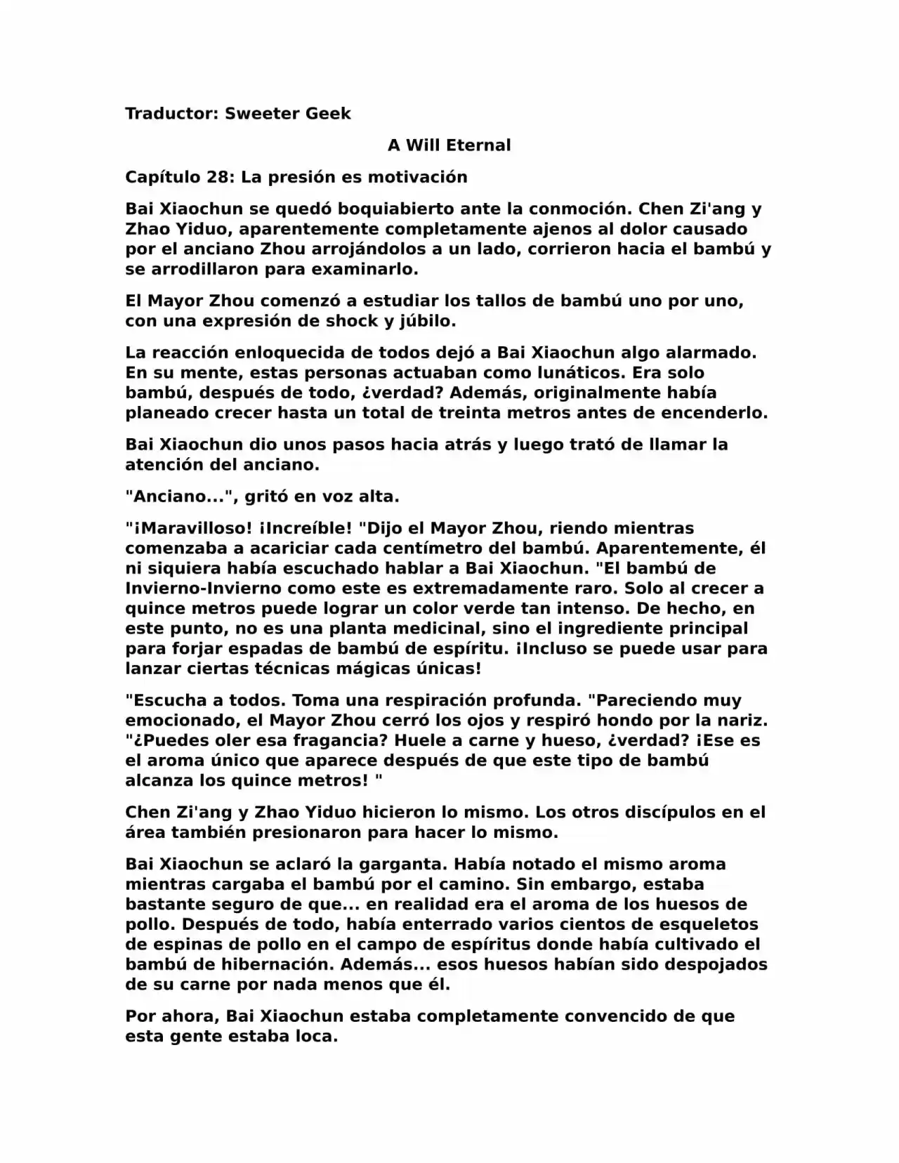 A Will Eternal (Novela) - Capítulo 28 - Página 1 - LectorTMOo