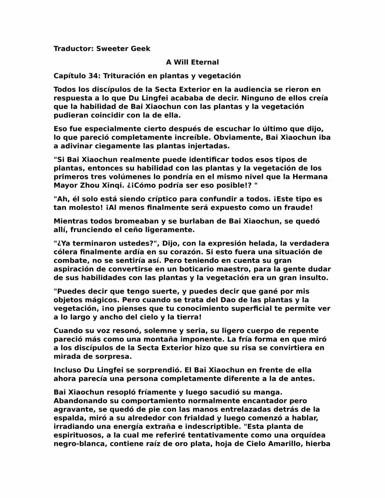 A Will Eternal (Novela) - Capítulo 34 - Página 1 - LectorTMOo