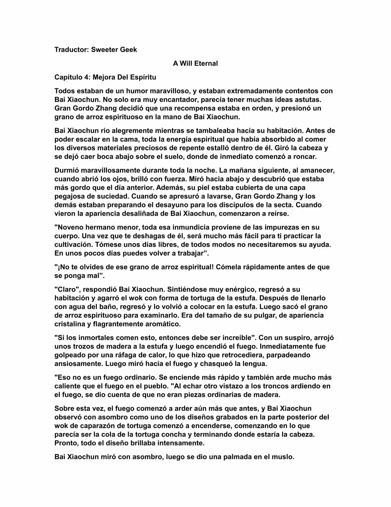 A Will Eternal (Novela) - Capítulo 4 - Página 1 - LectorTMOo