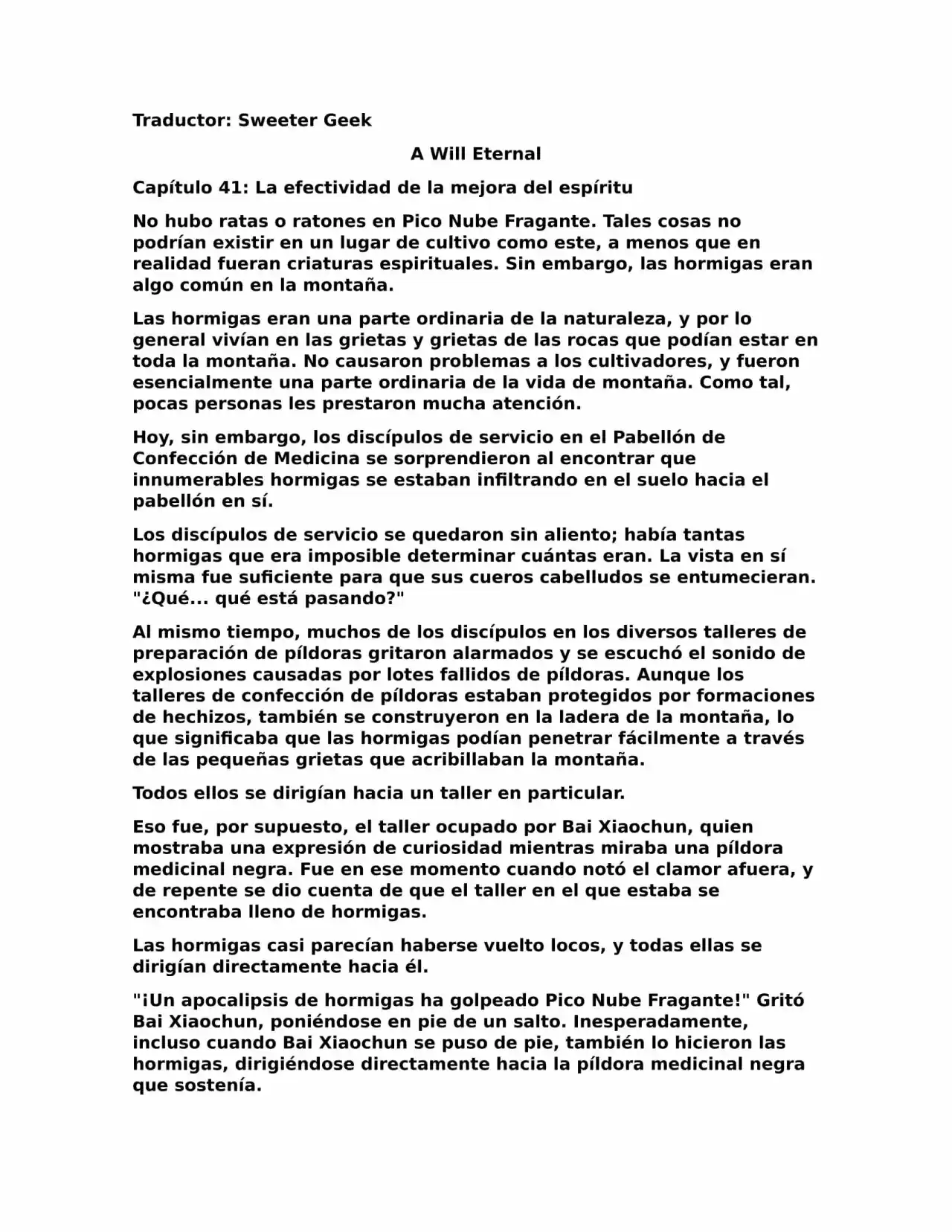A Will Eternal (Novela) - Capítulo 41 - Página 1 - LectorTMOo