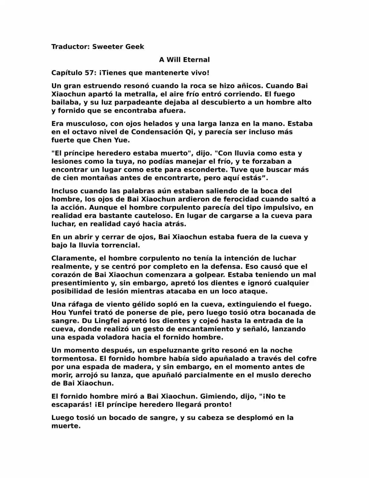 A Will Eternal (Novela) - Capítulo 57 - Página 1 - LectorTMOo