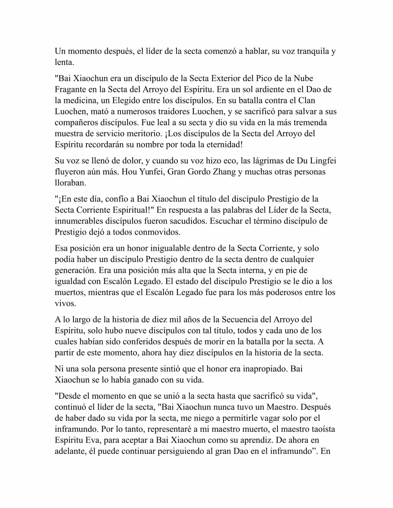 A Will Eternal (Novela) - Capítulo 64 - Página 7 - LectorTMOo