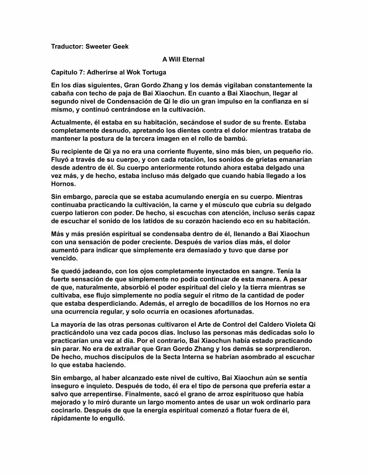 A Will Eternal (Novela) - Capítulo 7 - Página 1 - LectorTMOo