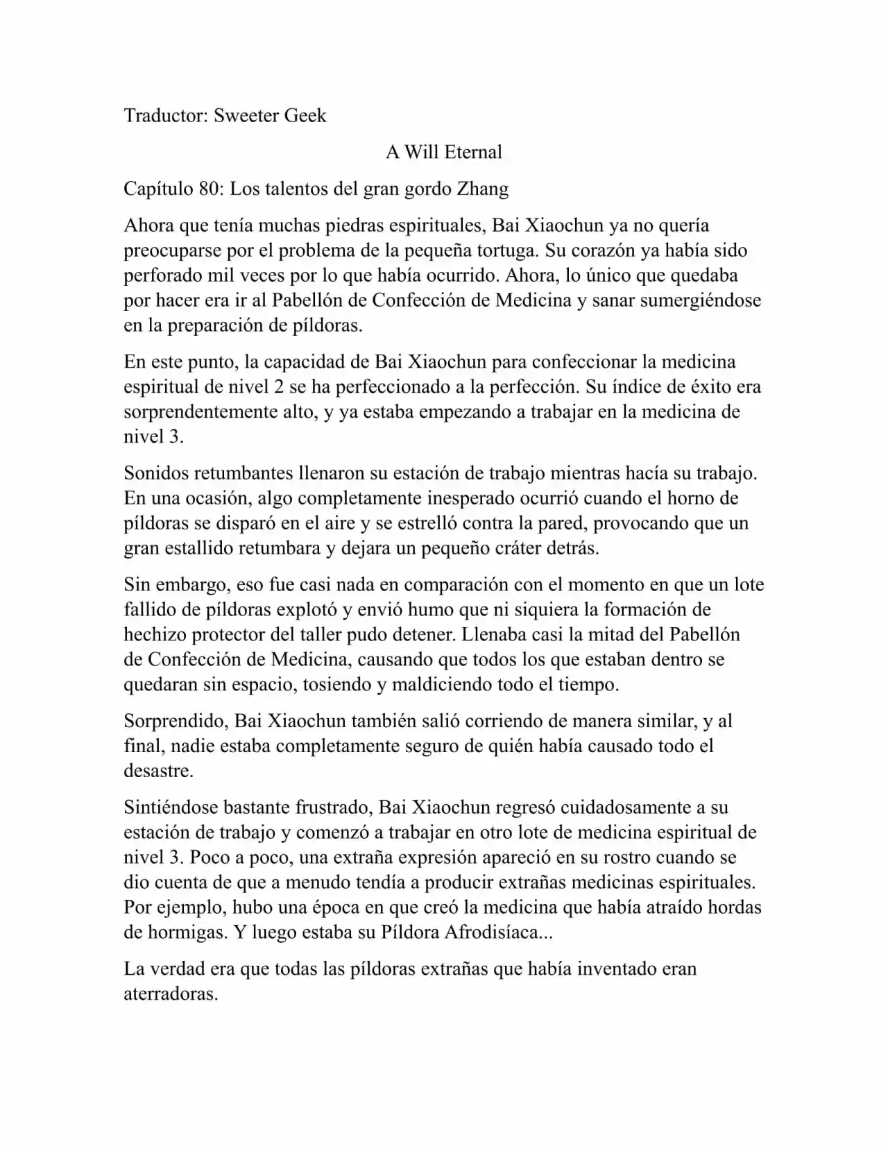 A Will Eternal (Novela) - Capítulo 80 - Página 1 - LectorTMOo
