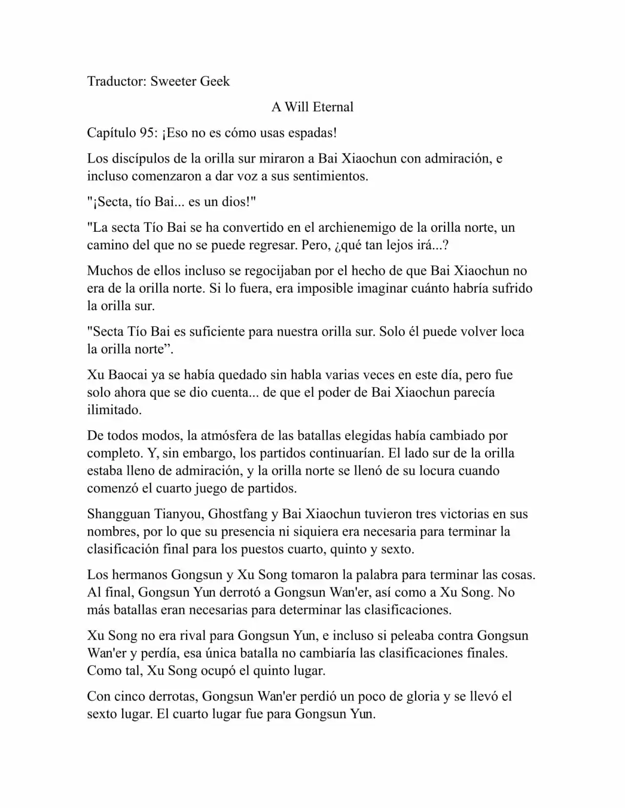 A Will Eternal (Novela) - Capítulo 95 - Página 1 - LectorTMOo