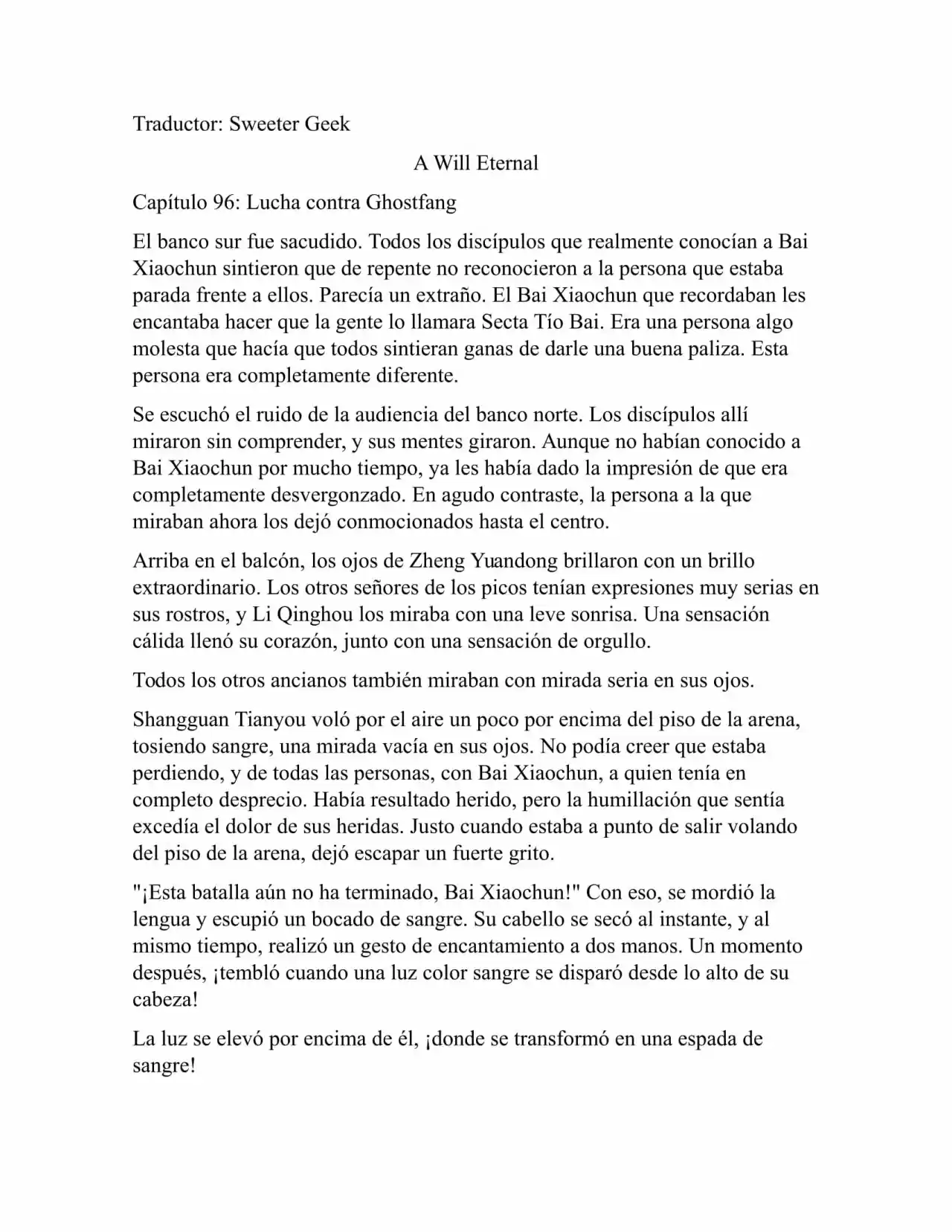 A Will Eternal (Novela) - Capítulo 96 - Página 1 - LectorTMOo