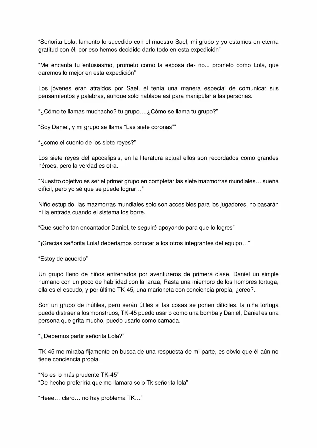 Abandonado En Otro Mundo (Novela) - Capítulo 7 - Página 6 - LectorTMOo