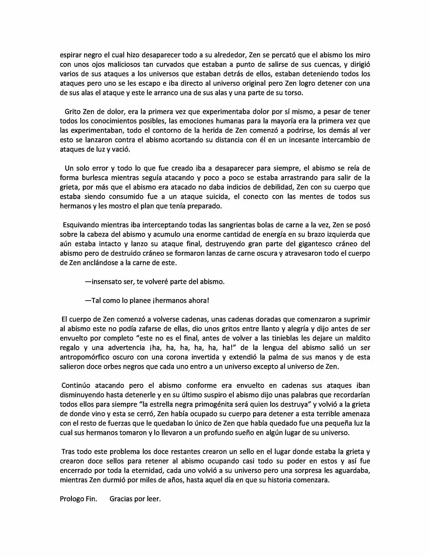 Abismo Y Eternidad (Novela) - Capítulo 0.1 - Página 4 - LectorTMOo