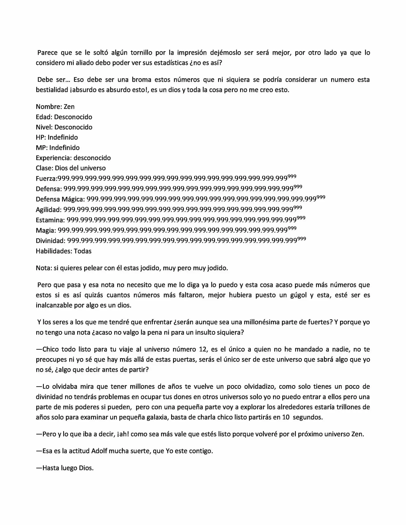 Abismo Y Eternidad (Novela) - Capítulo 1 - Página 9 - LectorTMOo