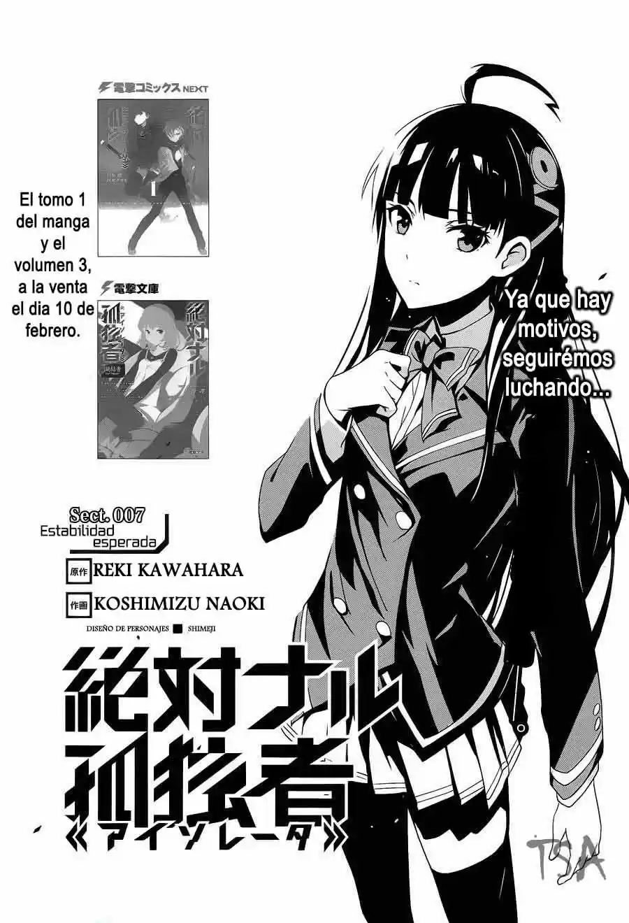 Absolute Solitude - Zettai Naru Isolator - Capítulo 7 - Página 1 - LectorTMOo