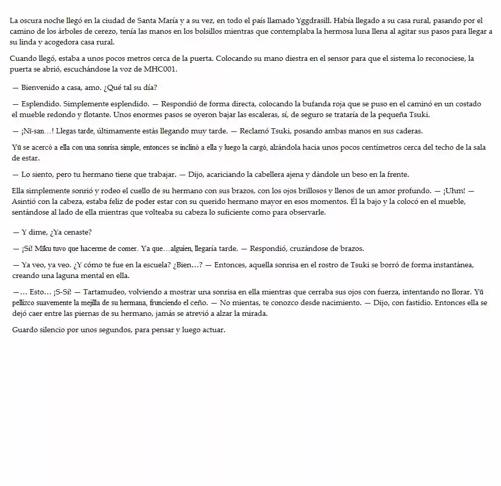 Absolute World (Novela) - Capítulo 3 - Página 3 - LectorTMOo