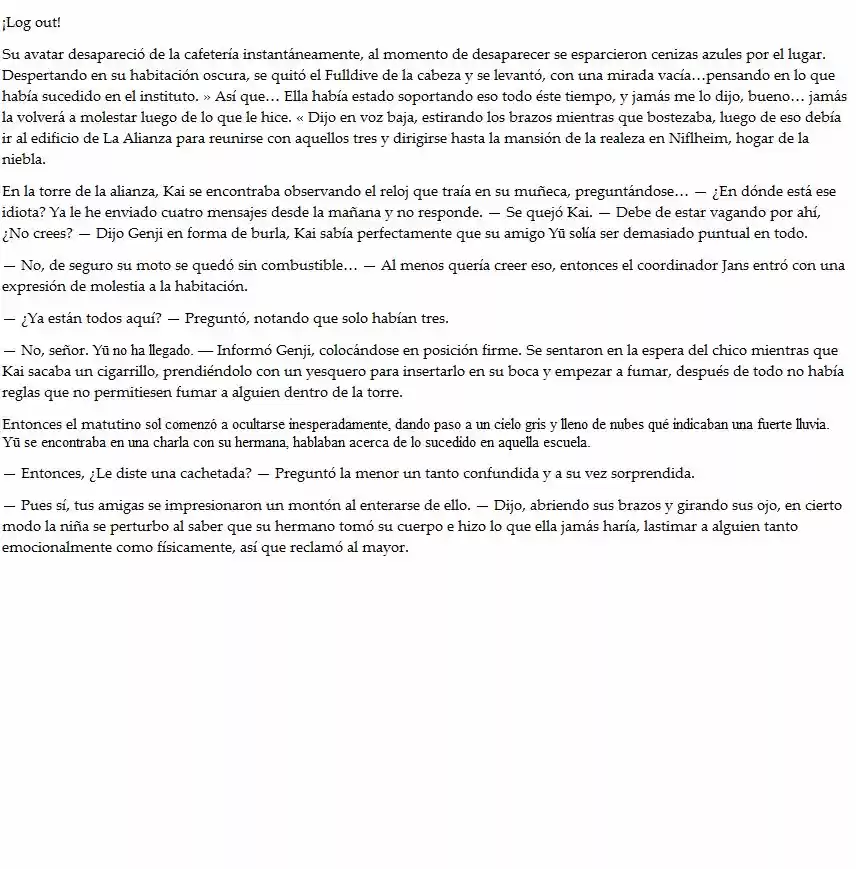 Absolute World (Novela) - Capítulo 4 - Página 5 - LectorTMOo