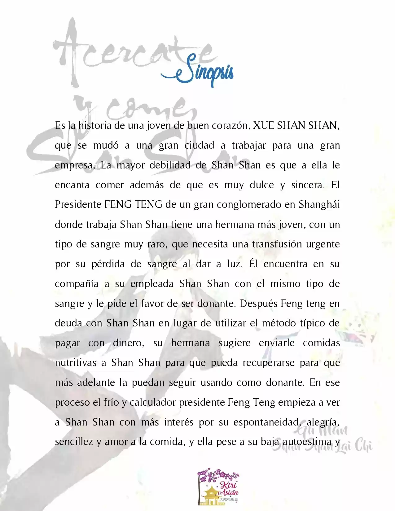 Acércate Y Come, Shan Shan (Novela) - Capítulo 1 - Página 3 - LectorTMOo