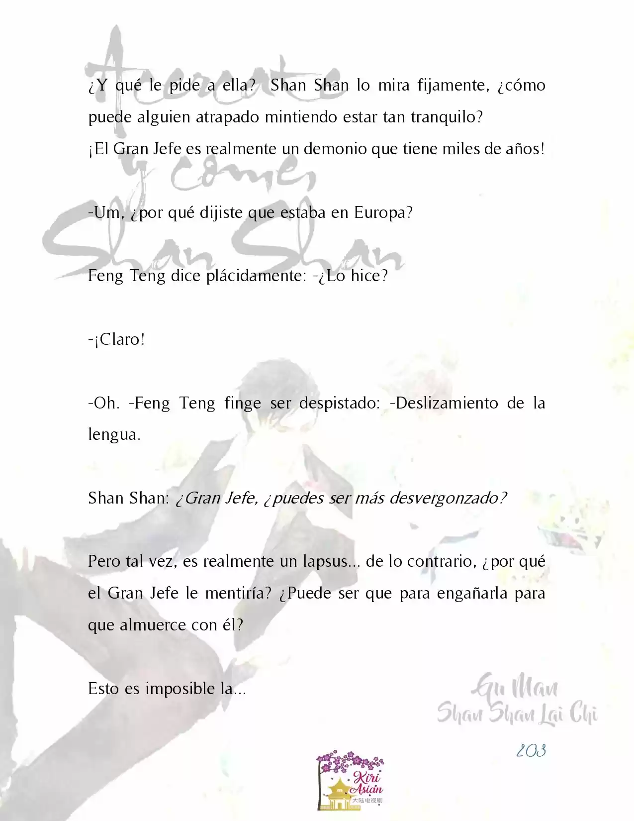 Acércate Y Come, Shan Shan (Novela) - Capítulo 18 - Página 6 - LectorTMOo