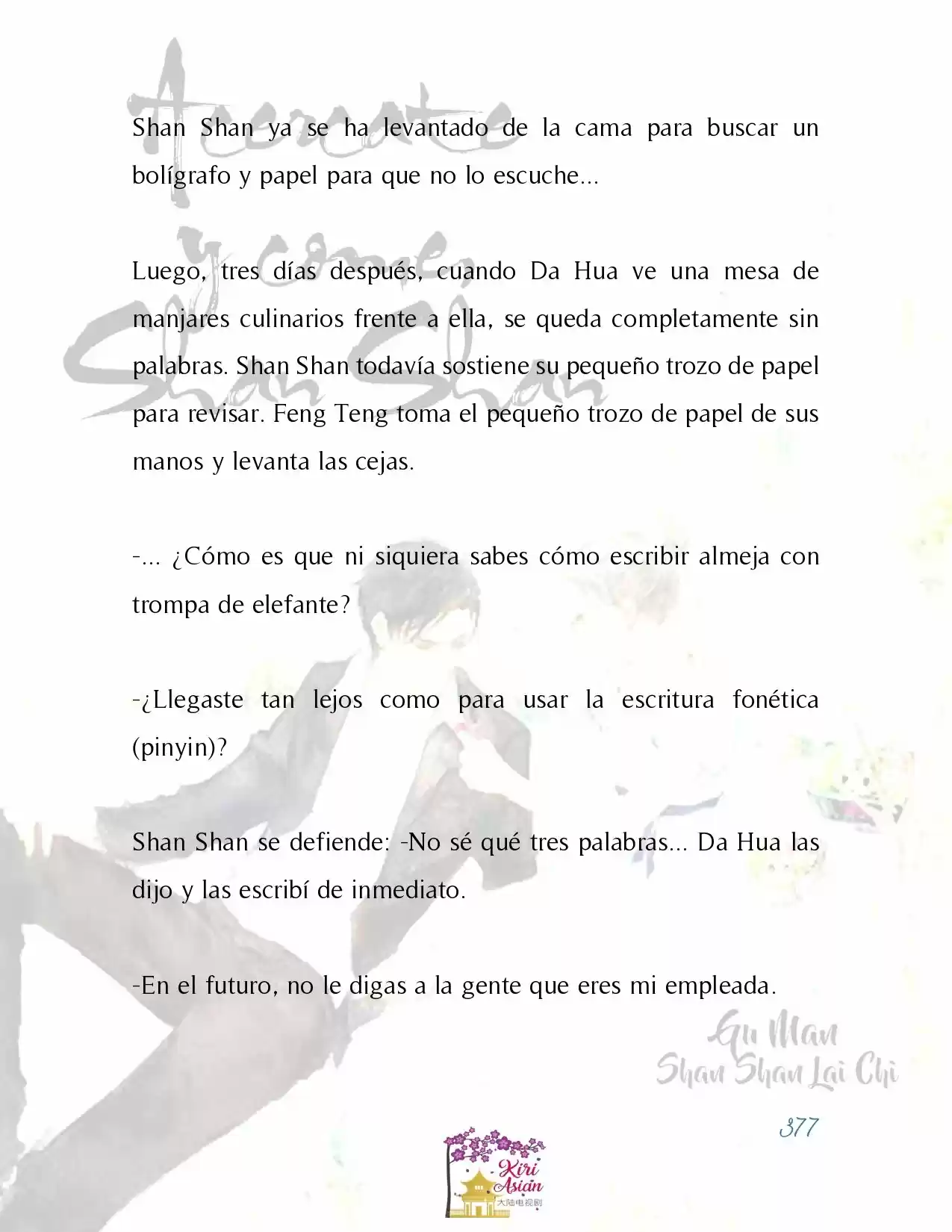 Acércate Y Come, Shan Shan (Novela) - Capítulo 30 - Página 8 - LectorTMOo