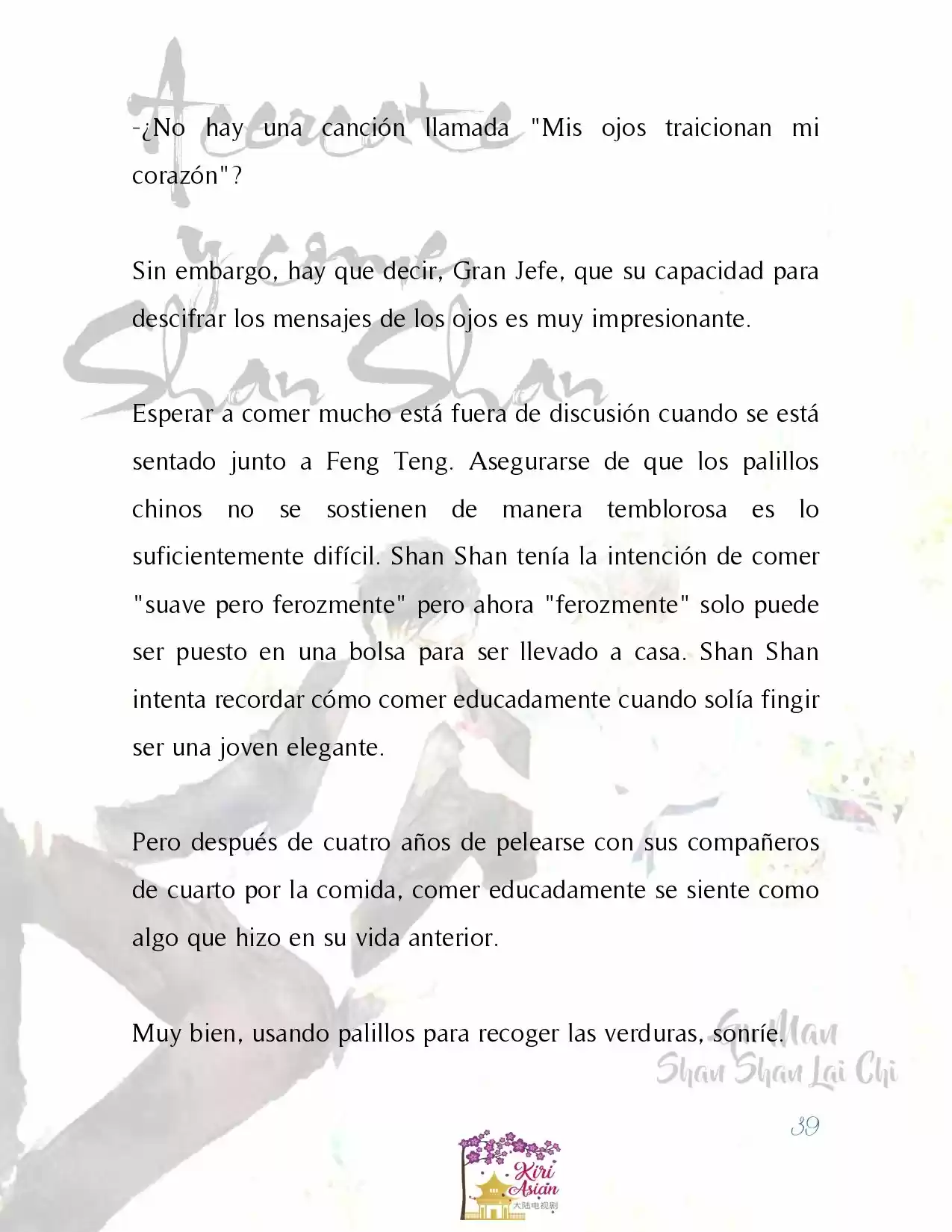 Acércate Y Come, Shan Shan (Novela) - Capítulo 5 - Página 9 - LectorTMOo