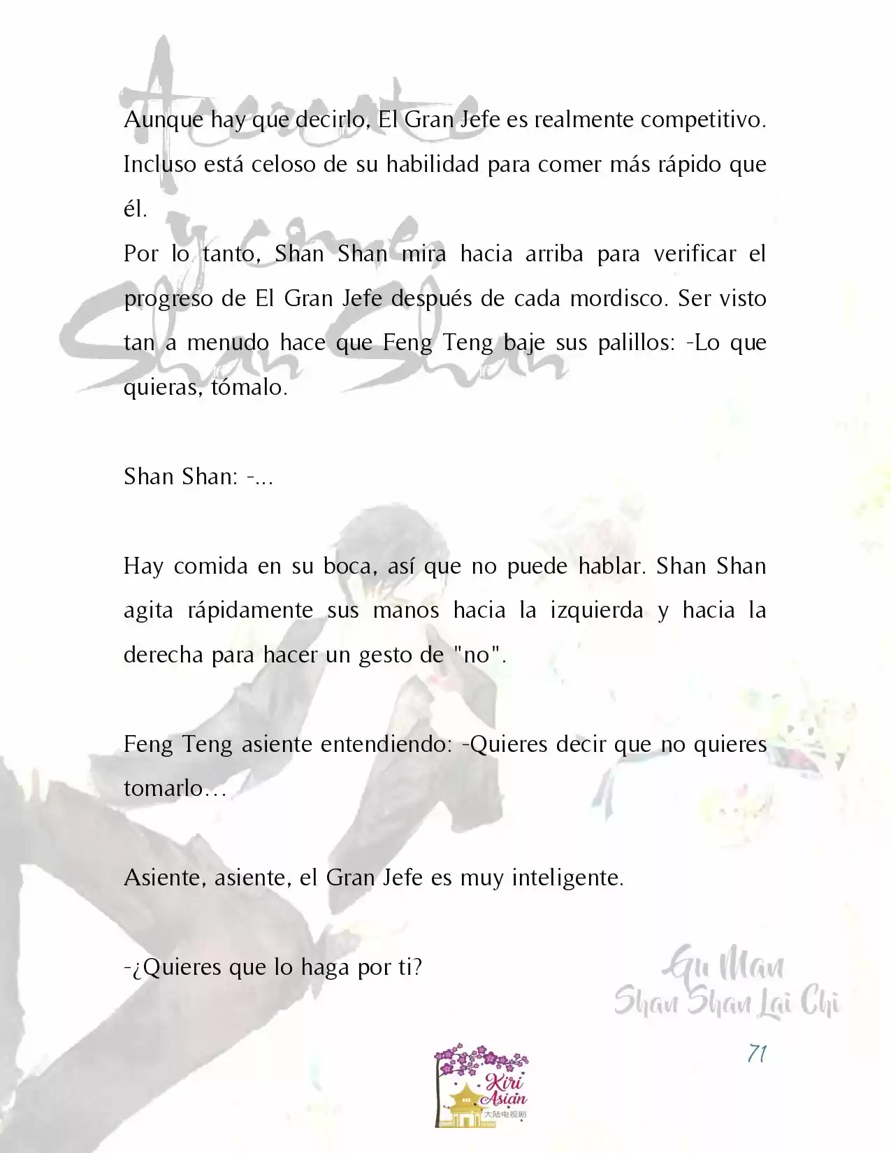 Acércate Y Come, Shan Shan (Novela) - Capítulo 8 - Página 8 - LectorTMOo