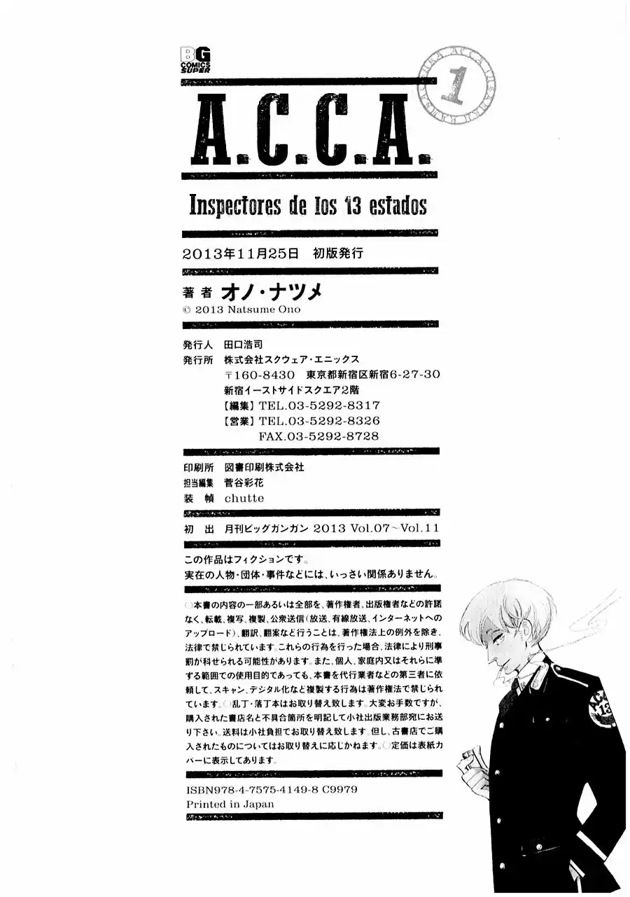 ACCA - 13-KU KANSATSUKA - Capítulo 5 - Página 34 - LectorTMOo