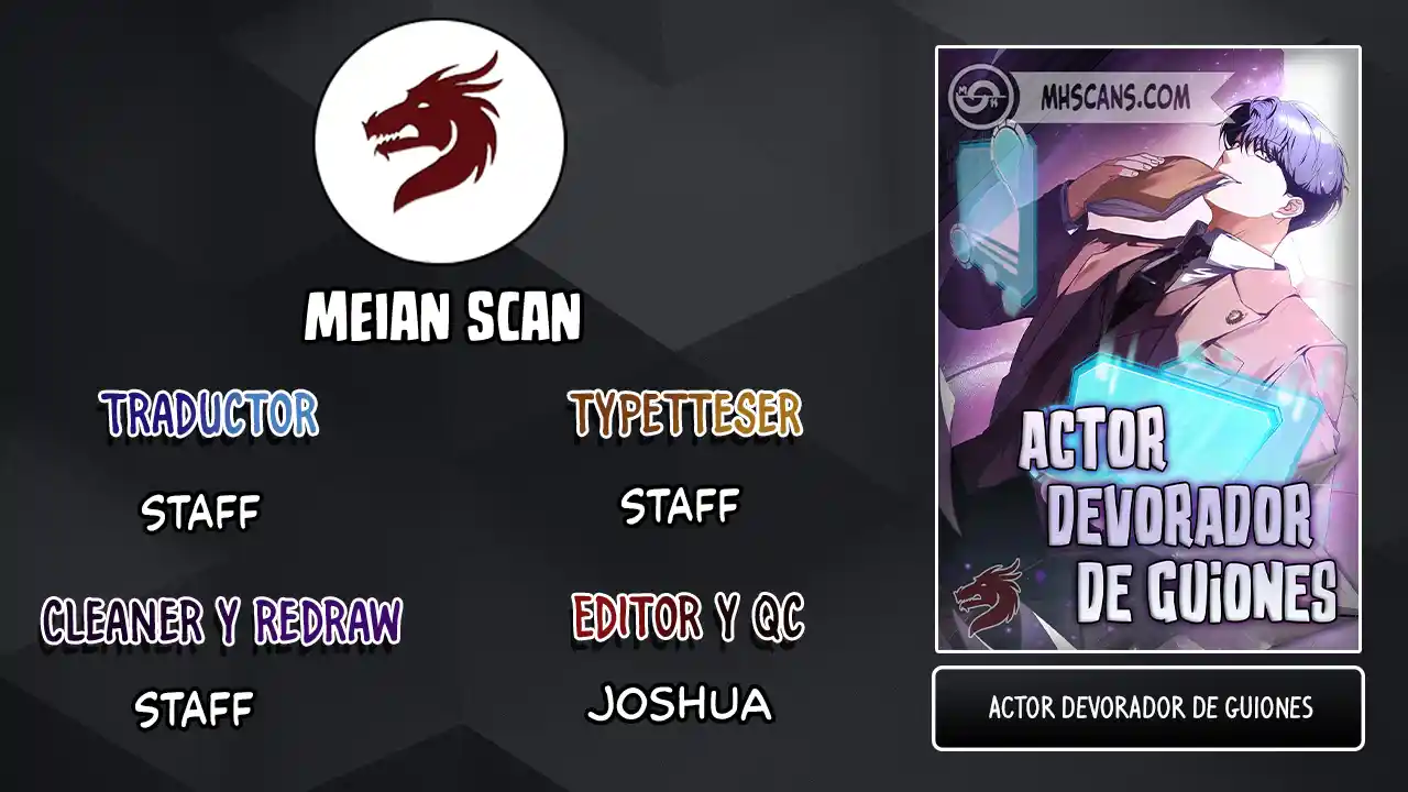 Actor Devorador De Guiones - Capítulo 29 - Página 1 - LectorTMOo