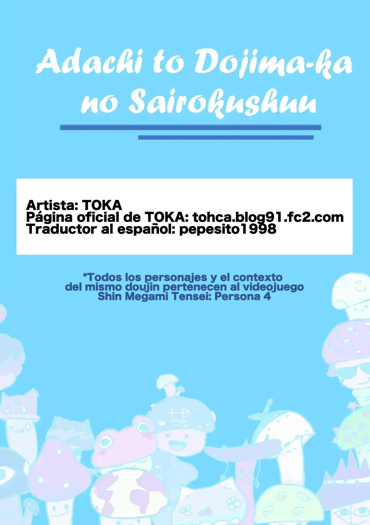 Adachi To Dojima-ka No Sairokushuu (Persona 4) - Capítulo 2 - Página 2 - LectorTMOo