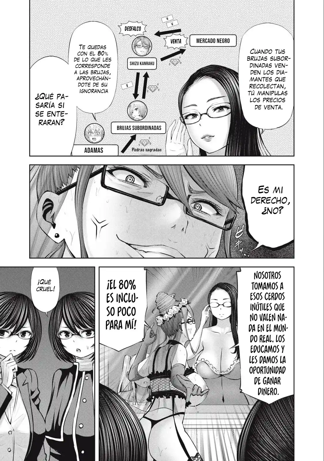 Adamasu no Majotachi capítulo 54 página 36