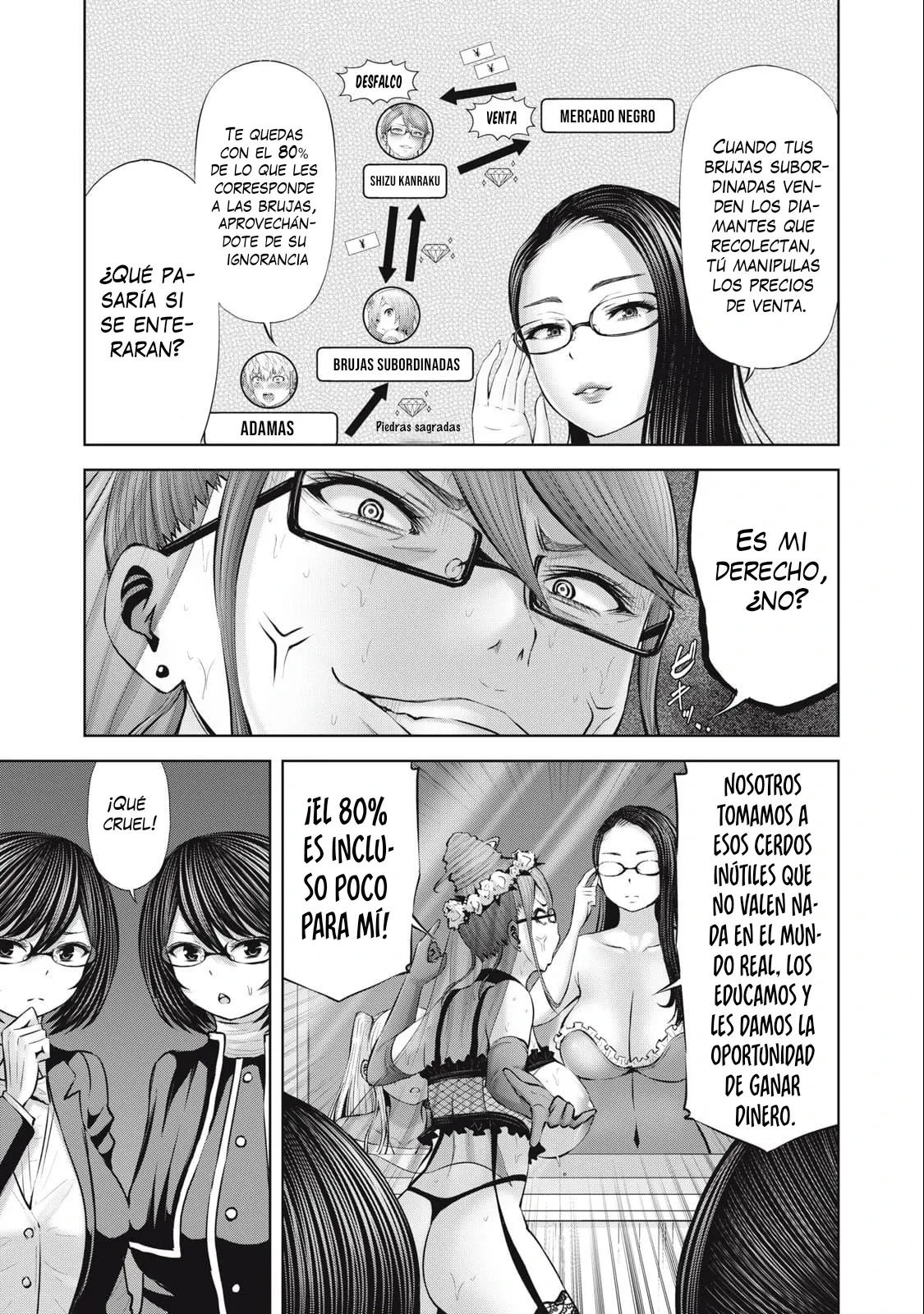 Adamasu no Majotachi capítulo 54 página 37