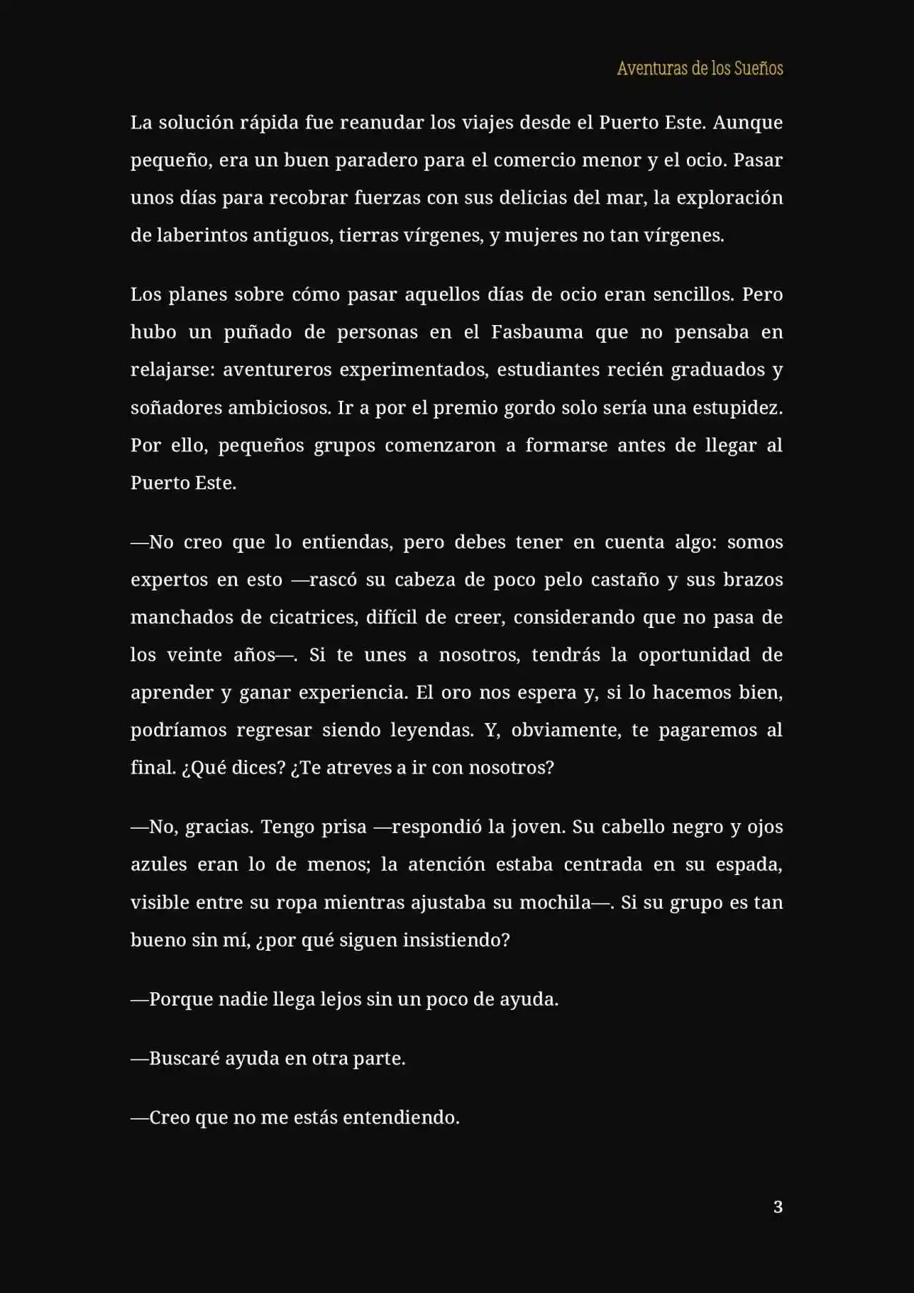 ADES (NL) : Aventuras De Los Sueños (Novela) - Capítulo 3 - Página 3 - LectorTMOo