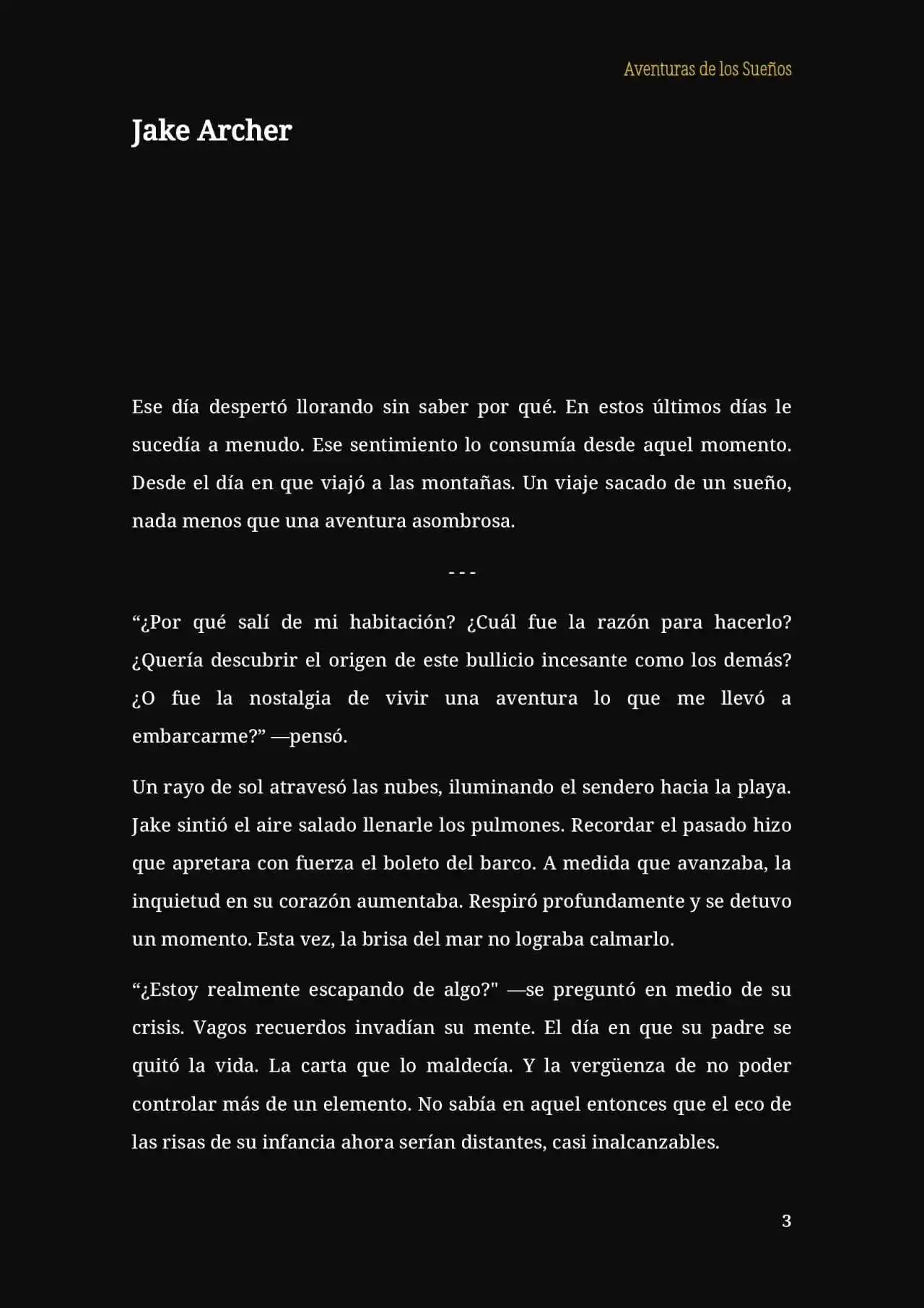 ADES (NL) : Aventuras De Los Sueños (Novela) - Capítulo 4 - Página 4 - LectorTMOo