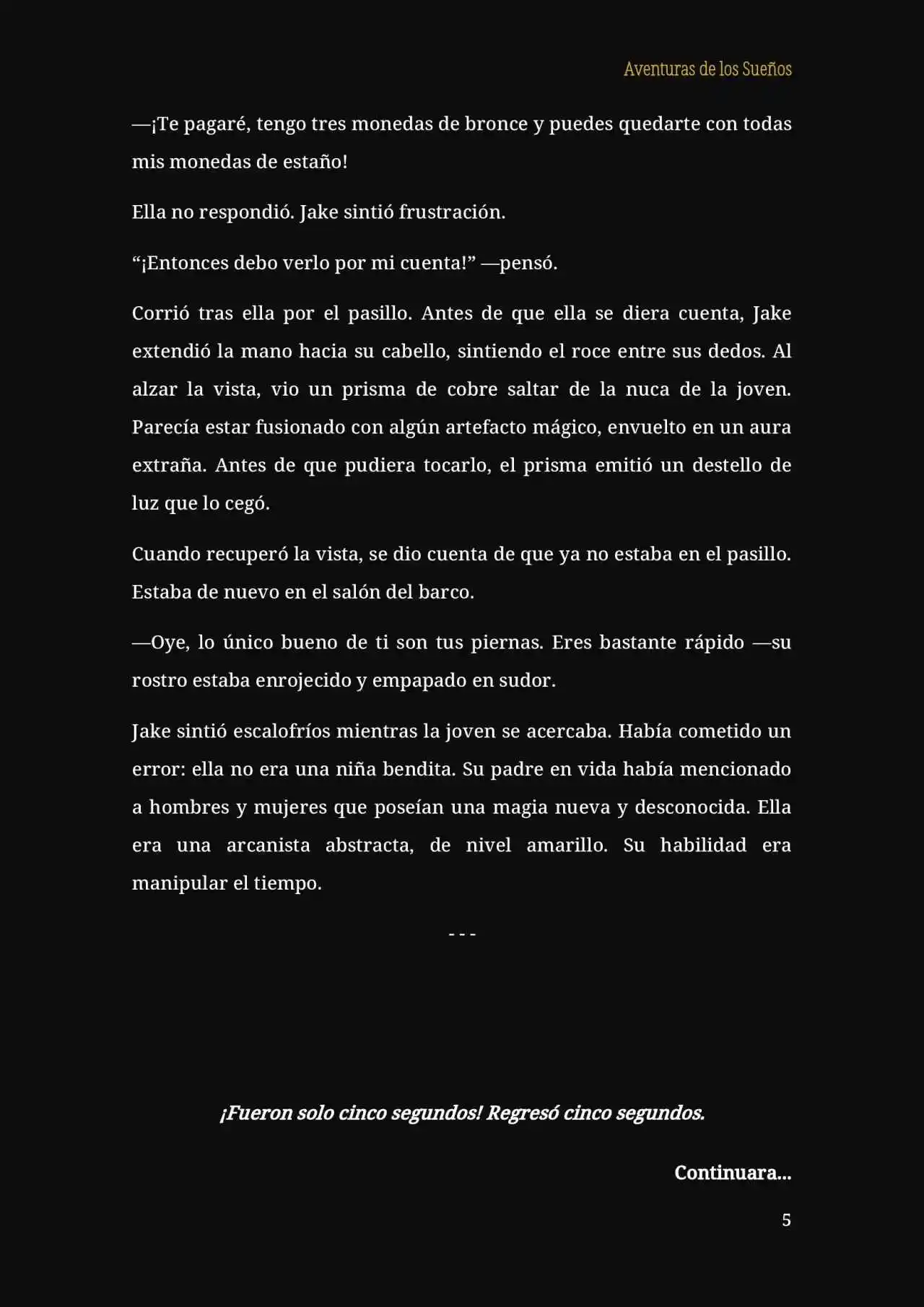 ADES (NL) : Aventuras De Los Sueños (Novela) - Capítulo 4 - Página 6 - LectorTMOo