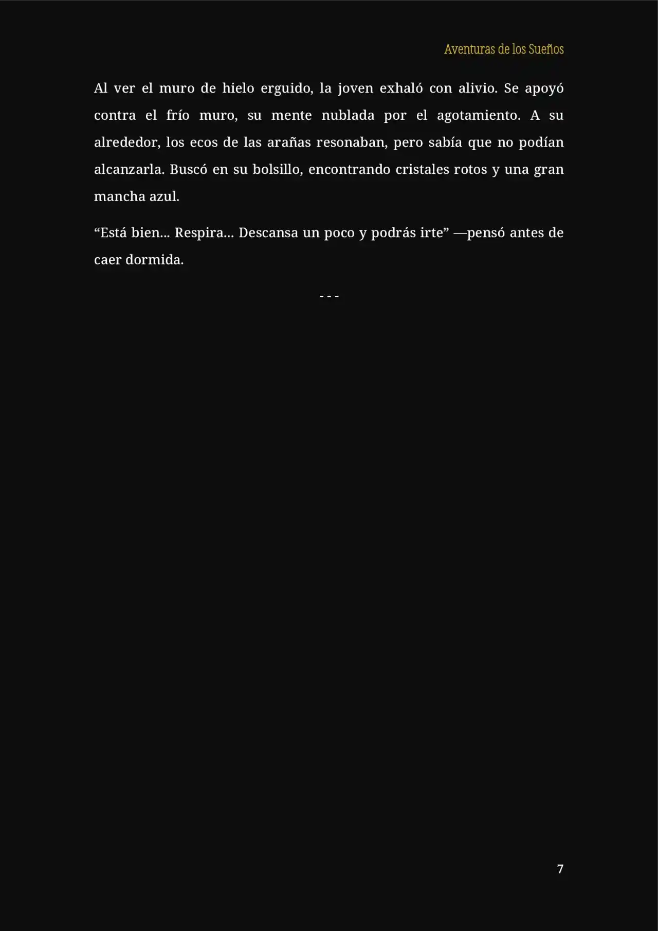 ADES (NL) : Aventuras De Los Sueños (Novela) - Capítulo 5 - Página 8 - LectorTMOo