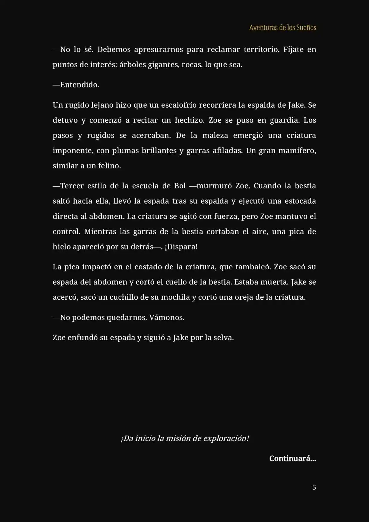 ADES (NL) : Aventuras De Los Sueños (Novela) - Capítulo 7 - Página 6 - LectorTMOo