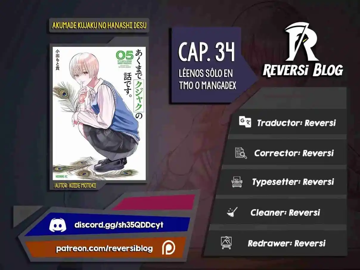 Akumade Kujaku No Hanashi Desu - Capítulo 34 - Página 1 - LectorTMOo