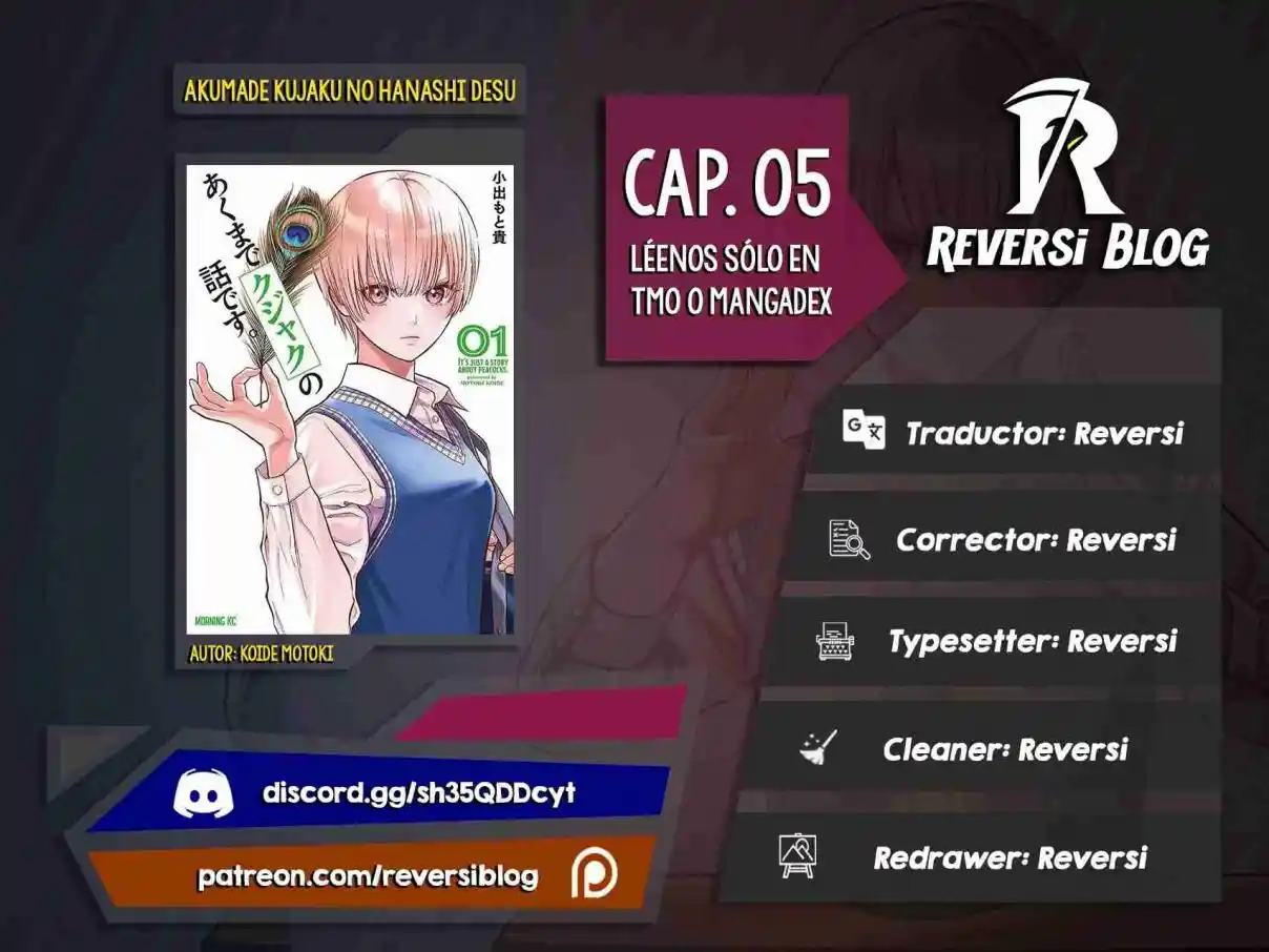 Akumade Kujaku No Hanashi Desu - Capítulo 5 - Página 1 - LectorTMOo