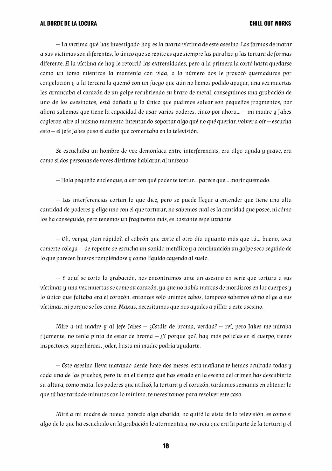 AL BORDE DE LA LOCURA - Twins Of Doom (Novela) - Capítulo 2 - Página 8 - LectorTMOo