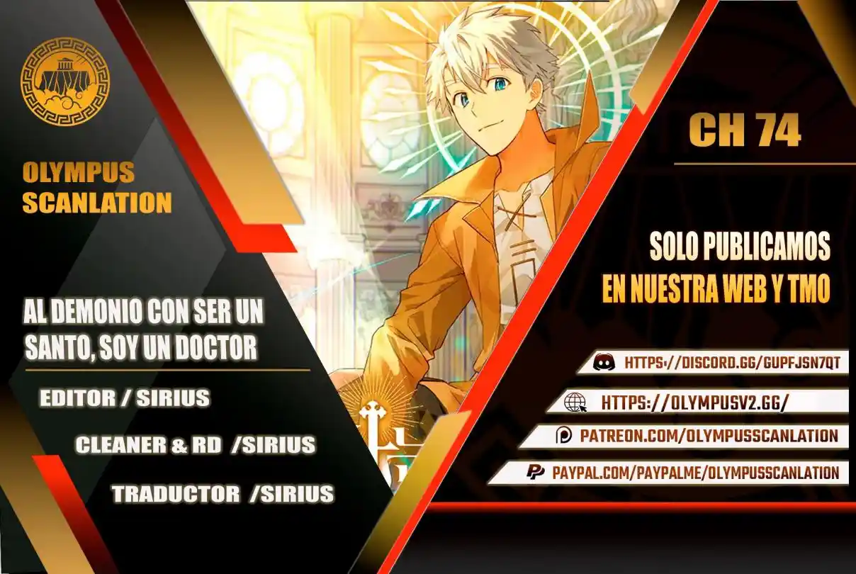 Al Diablo Con Ser Un Santo, Soy Un Médico - Capítulo 74 - Página 1 - LectorTMOo