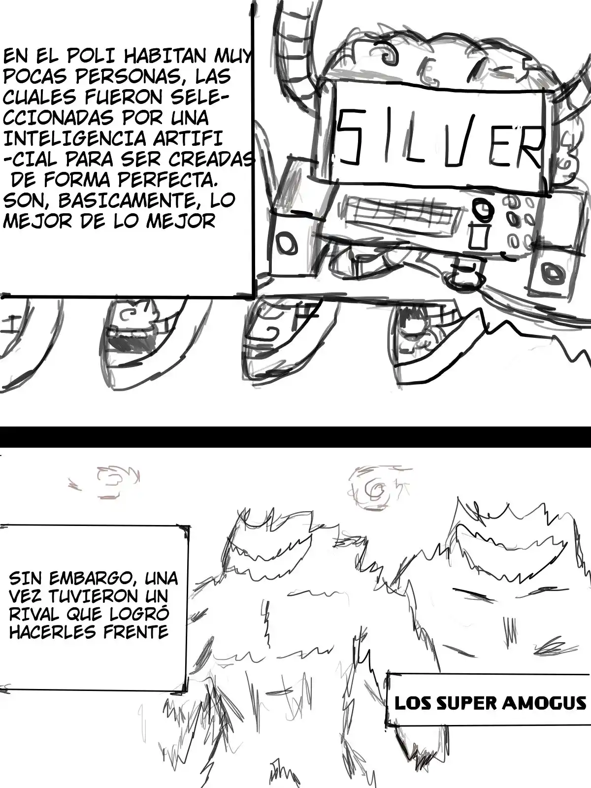 AMOGUS VS POLI SERIES capítulo 2.5 página 3