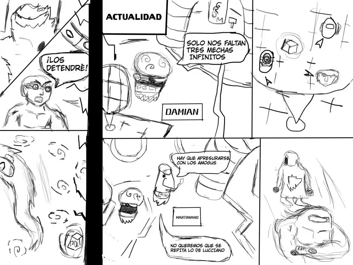 AMOGUS VS POLI SERIES capítulo 2.5 página 9