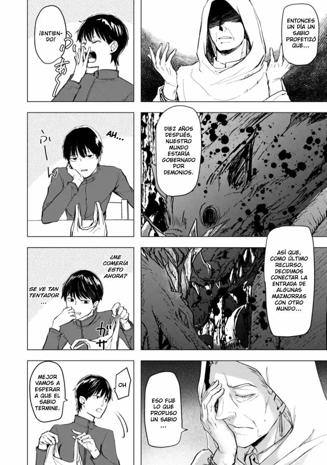 ANO HI CHIKYUU NI DUNGEON GA SHUTSUGEN SHITA - Capítulo 1.20 - Página 12 - LectorTMOo