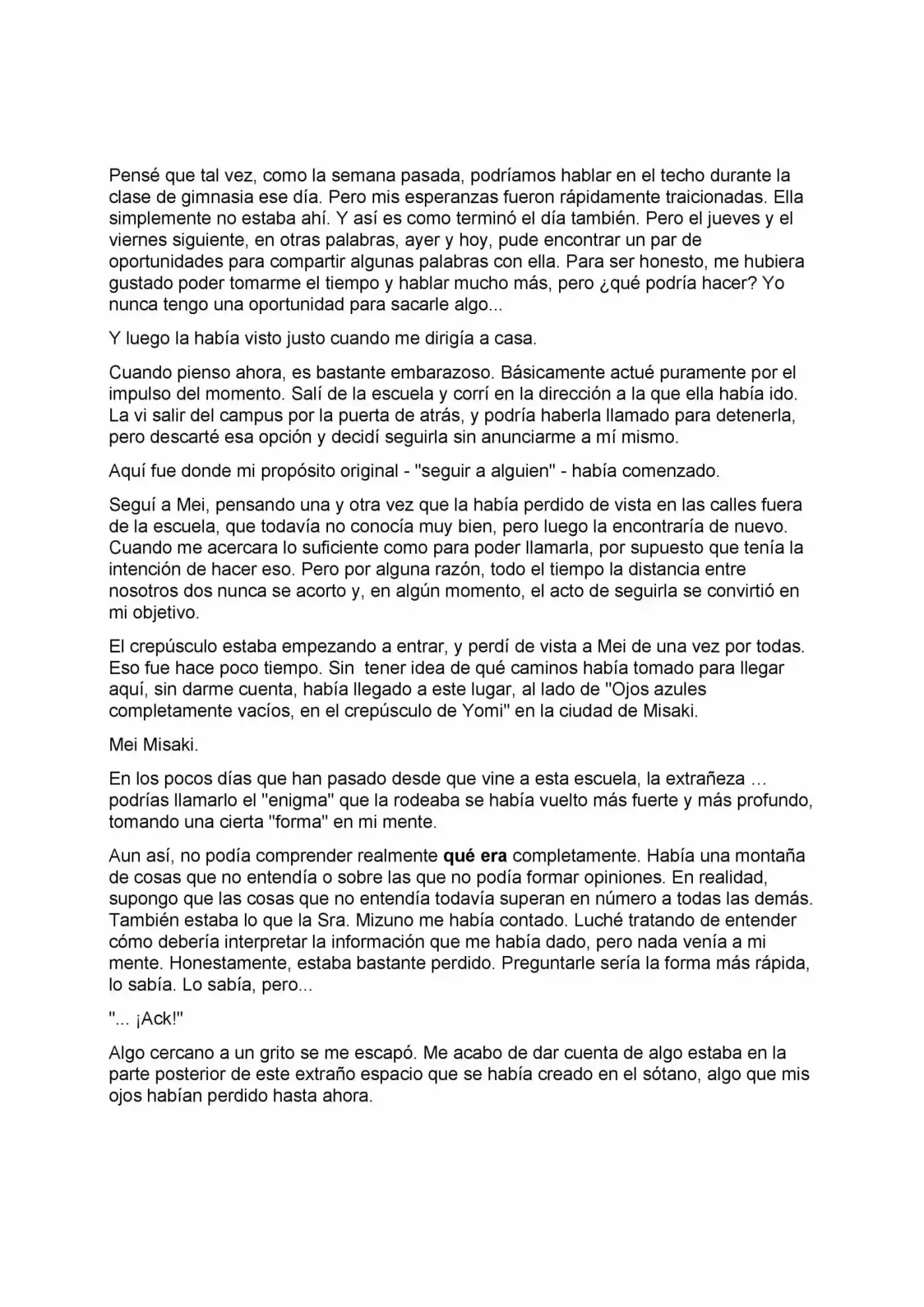ANOTHER (Novela) - Capítulo 4 - Página 7 - LectorTMOo